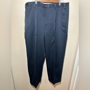 Vtg Nautica Pants Mens 38 X 28 Blue Rigger Chino 100% Cotton Cuffed NWT READ